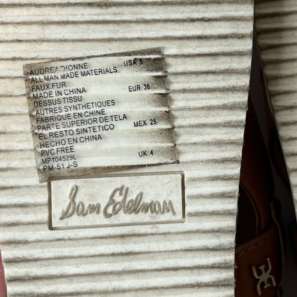 Sam Edelman leopard sandals size 5 - Picture 4 of 4